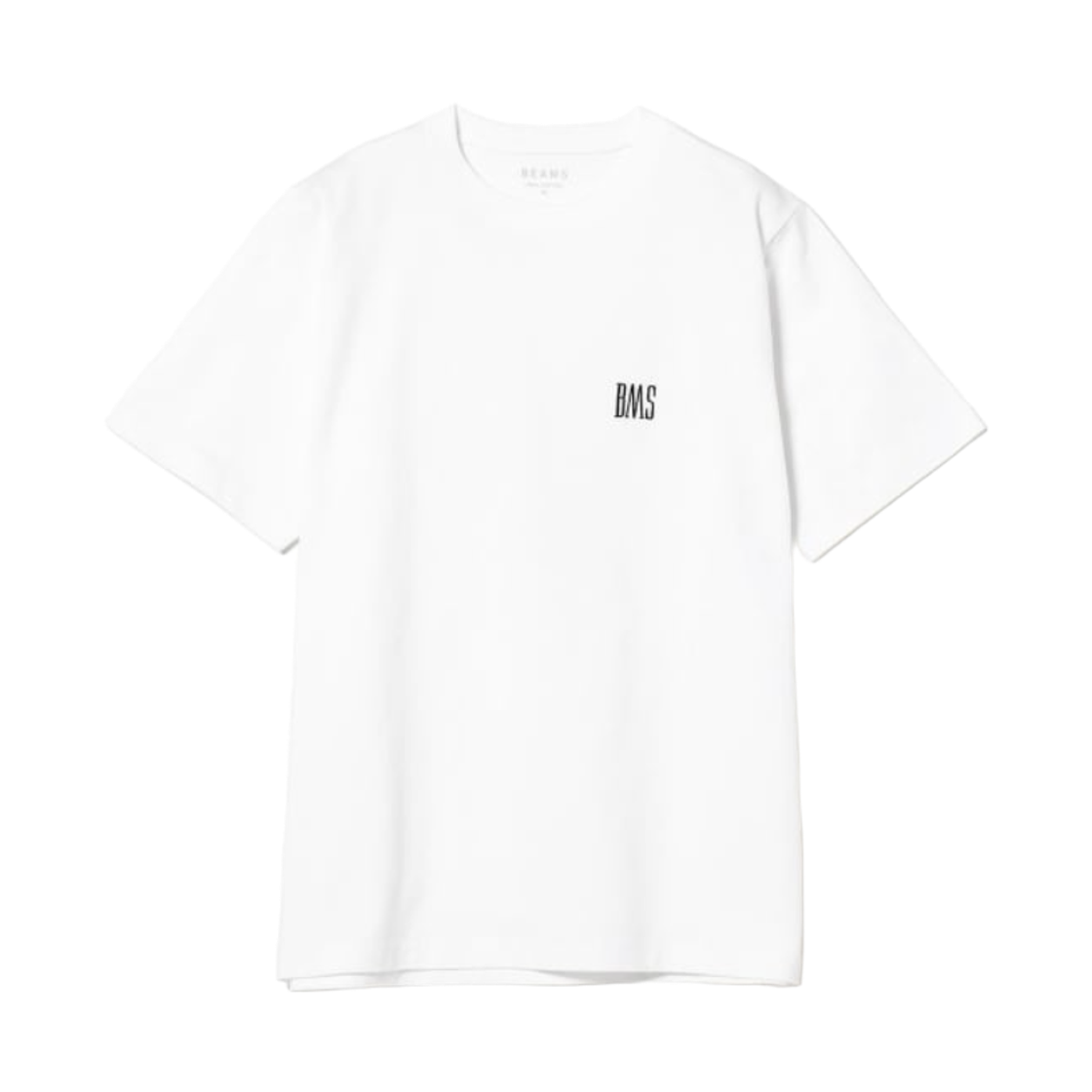 11-04-1321-803 Beams Basic Fit BMS Logo T-Shirt White