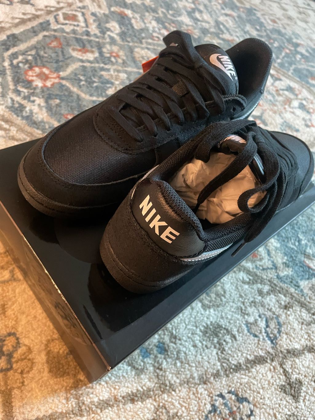 Nike Field General 82 Black White 착용 스타일 - 5