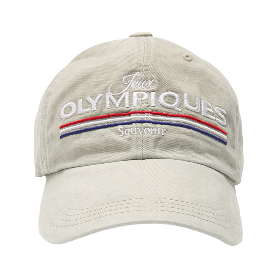 twdkr60 Tuewid Olympic 24, Souvenir Wrinkled Ball Cap In Beige