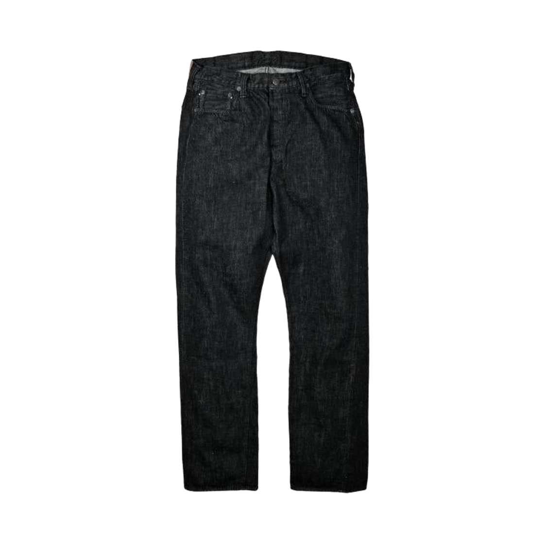 풀카운트 1101BKSS 스트레이트 셀비지 데님 슈퍼 스무스 진 블랙(Fullcount 1101BKSS Straight Selvedge Denim Super Smooth Jeans Black)