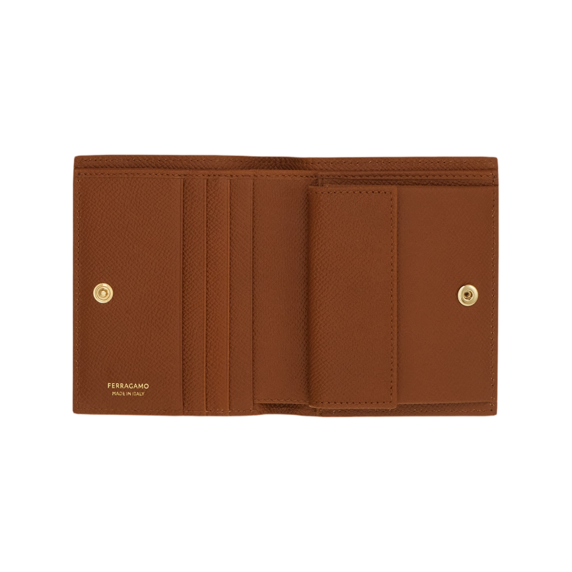 페라가모 간치니 컴팩트 월렛 내츄럴 브라운(Ferragamo Gancini Compact Wallet Natural Brown) - 2