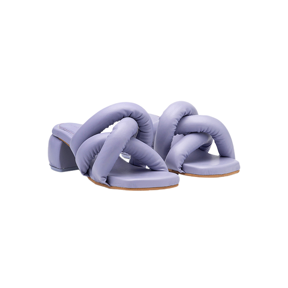 유메유메 키튼 소시지 힐 여성 샌들 라벤더(YUME YUME Kitten Sausage Heel Women'S Sandals Lavender) - 2