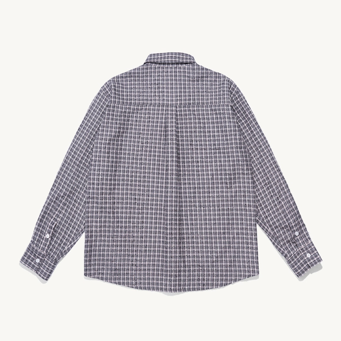 낫뉴 nn 라벨 부클 셔츠 그레이(Not New nn Label Boucle Shirts Grey) - 6