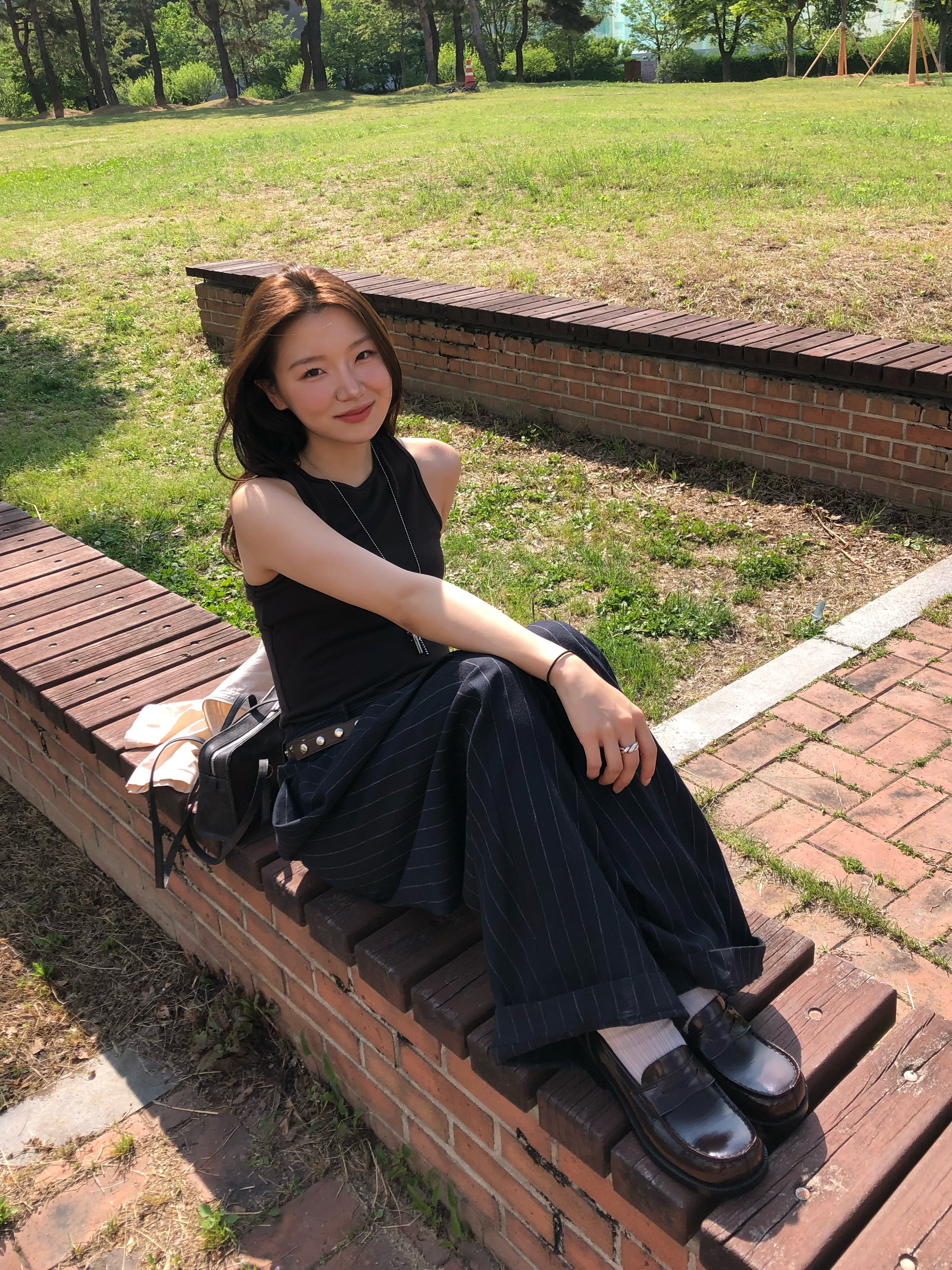 Haruta HS-4900 Oiko Loafer Jamaica 착용 스타일 - 4