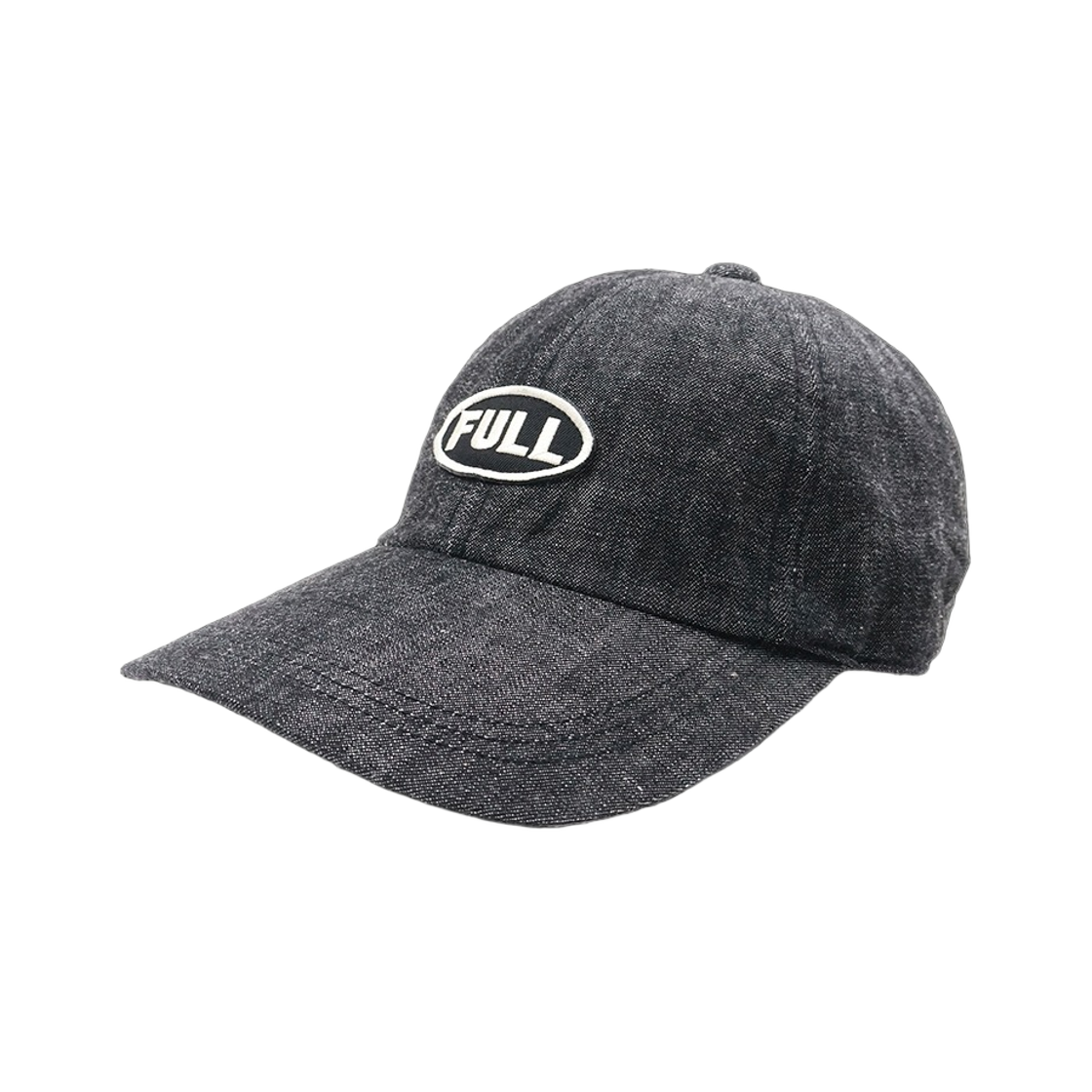 풀카운트 6770-26 풀 와펜 데님 캡 블랙(Fullcount 6770-26 Full Wappen Denim Cap Black) - 2