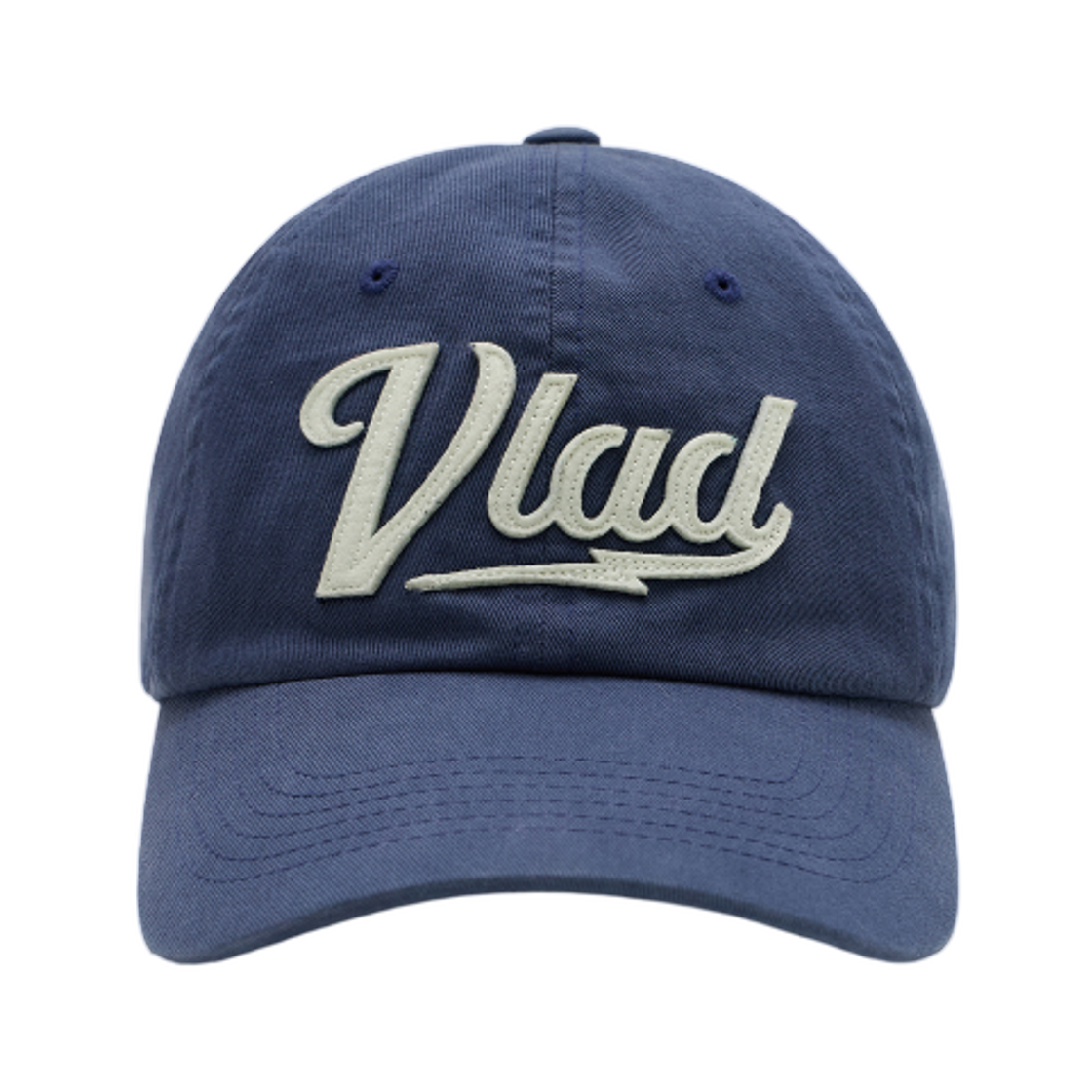 디미트리블랙 VLAD 워시드 아플리케 볼캡 네이비(Dimitri Black VLAD Washed Applique Ball Cap Navy) - 2
