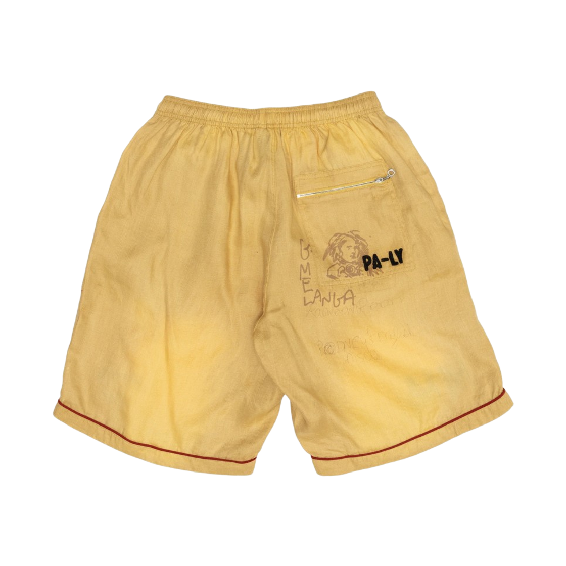 팔리 할리우드 몬타우크 볼링 쇼츠 옐로우(Paly Hollywood Montauk Bowling Shorts Yellow) - 2