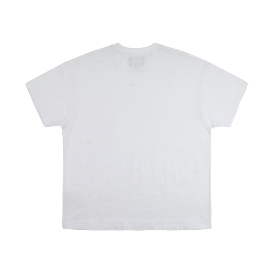 에모스탠스클럽 디스트레스드 슬림 블랭크 티셔츠 화이트(emostanceclub Distressed Slim Blank T White) - 2