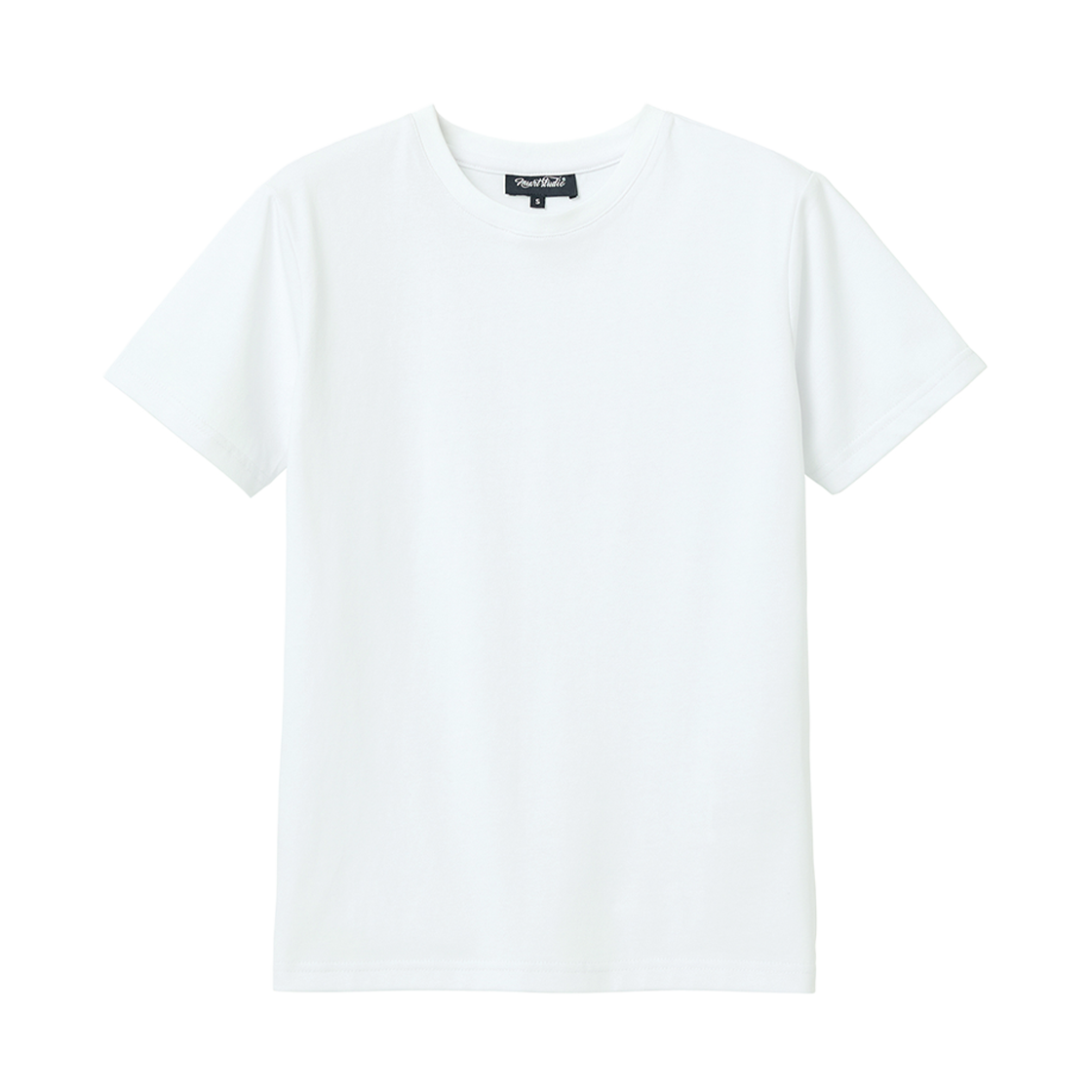 누아트스튜디오 우먼 솔리드 반팔 티셔츠 화이트(NUART STUDIO Women’s Solid Short Sleeve White)