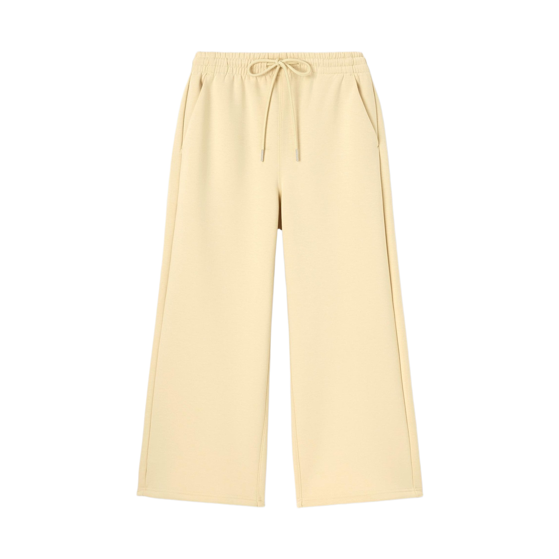 359072-42 (W) GU Puff Sweat Baggy Pants +EC Shorter Length Yellow