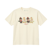 (Kids) Uniqlo UT x Monchhichi Graphic T-Shirt F Cream