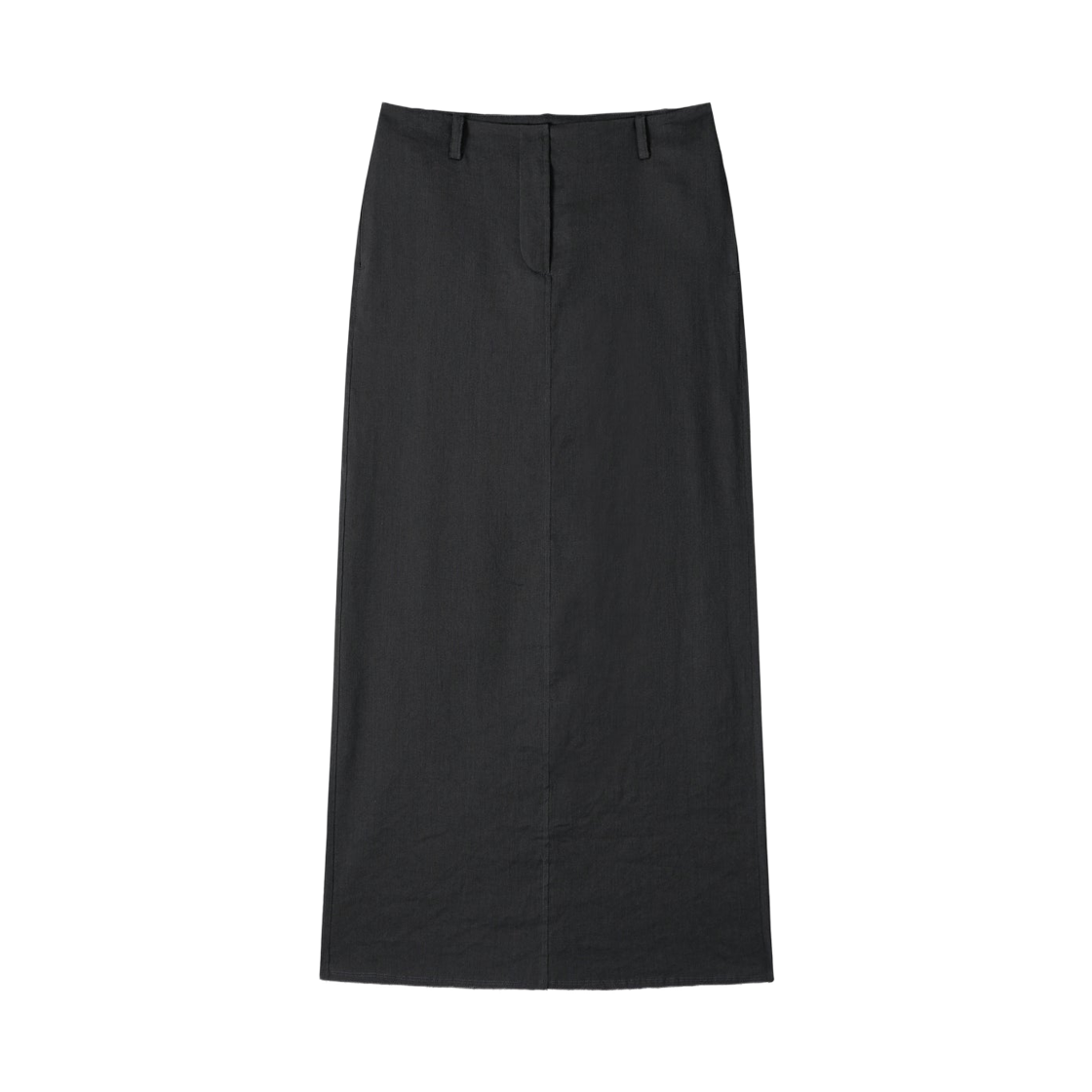 (W) 토니웩 리넨 릴렉스드 맥시 스커트 빈티지 카본((W) Tonywack Linen Relaxed Maxi Skirt Vintage Carbon)