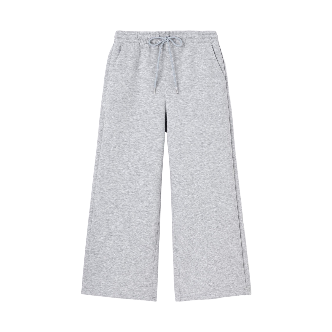 359072-03 (W) GU Puff Sweat Baggy Pants +EC Shorter Length Gray