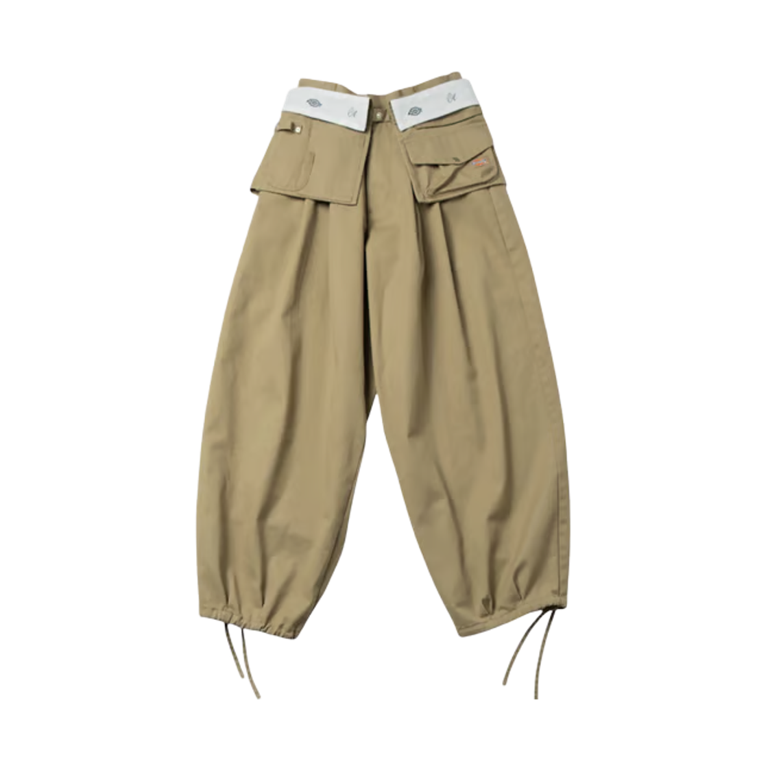 (W) 디키즈 x 치나츠 아오야마 메이커스 팬츠 세트 카키((W) Dickies x Chinatsu Aoyama The Makers Pants Set Khaki)