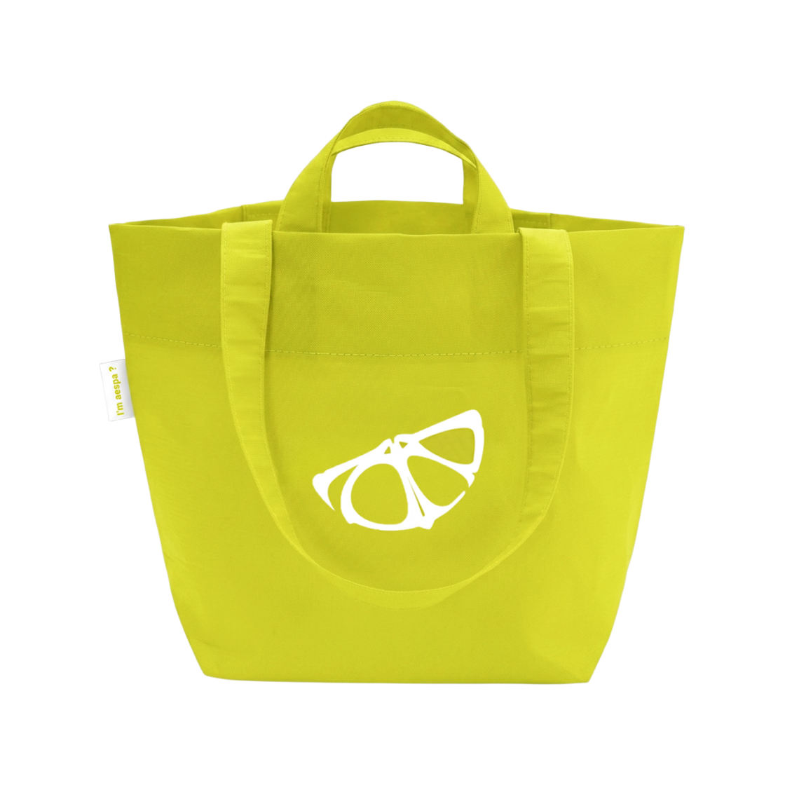 [KREAM 단독] 아임도넛 x 에스파 아임 에스파 ? 리유저블 백 레몬라임([KREAM 단독] I'm donut x aespa i'm aespa ? REUSABLE BAG Lemon Lime) - 2