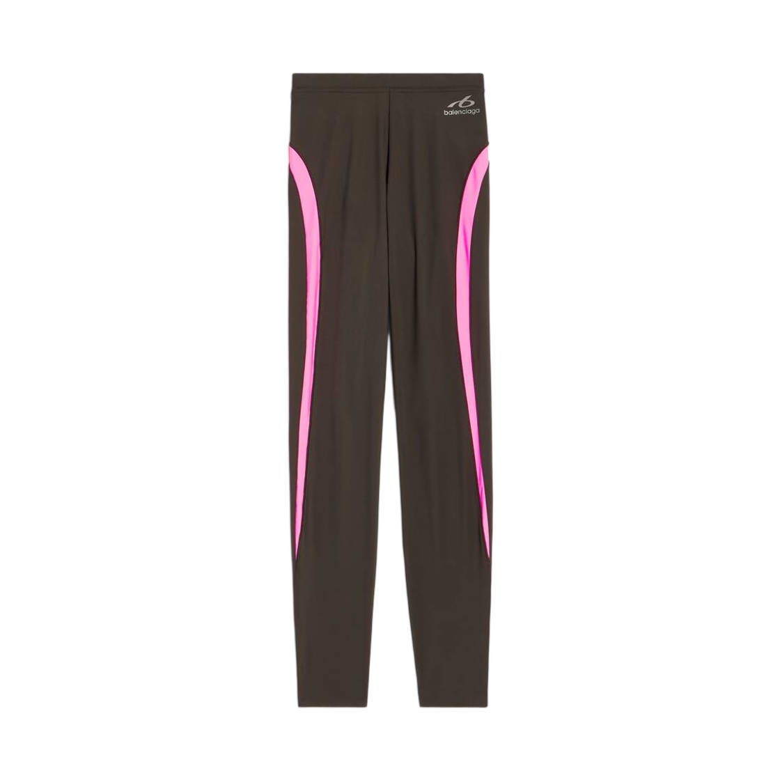 A0023WTUVN72866 (W) Balenciaga Techwear Leggings Khaki Brown Neon Pink