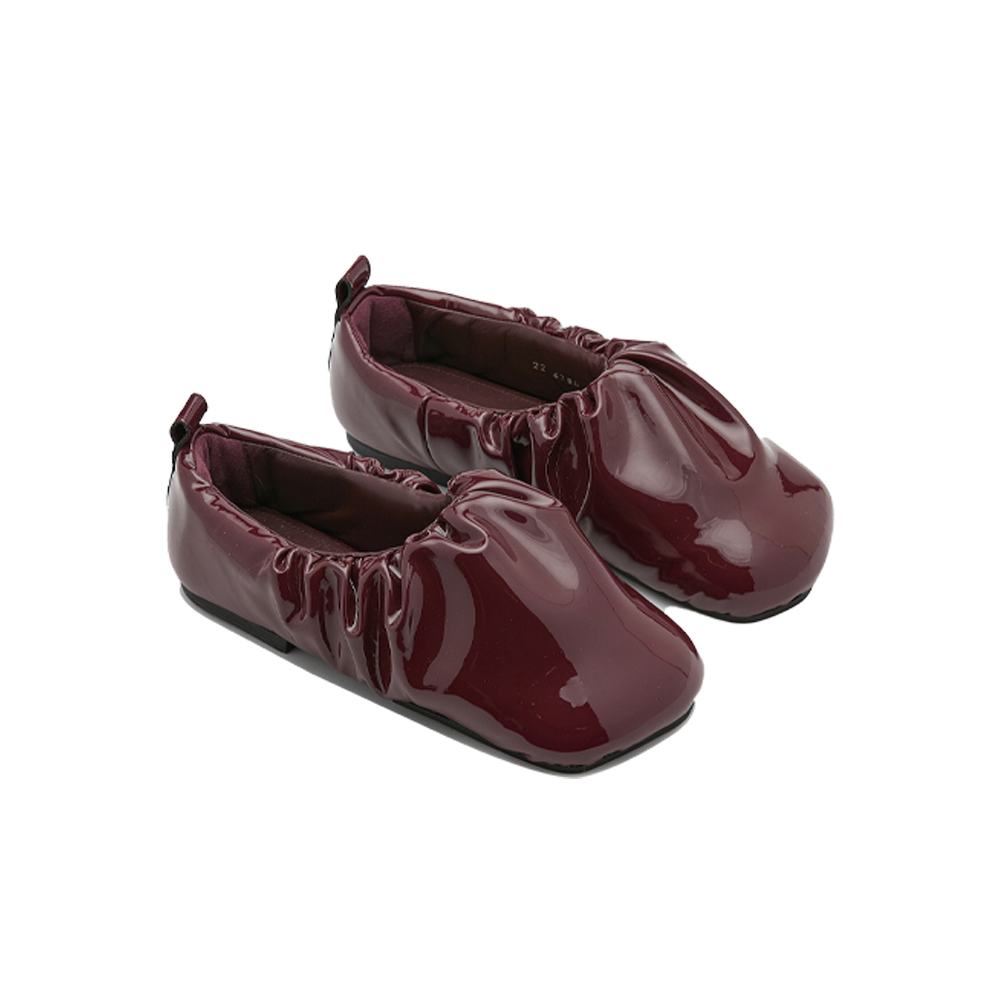 유메유메 링클 플랫 버건디(YUME YUME Wrinkle Flats Burgundy) - 4