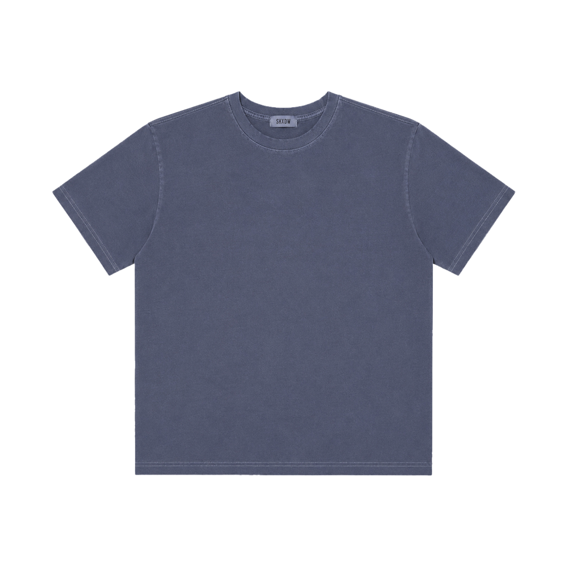 쉐도우 그라인드 크롭 컷 티셔츠 더스트 블루(SHXDW Grind Crop Cut T-Shirt Dust Blue)