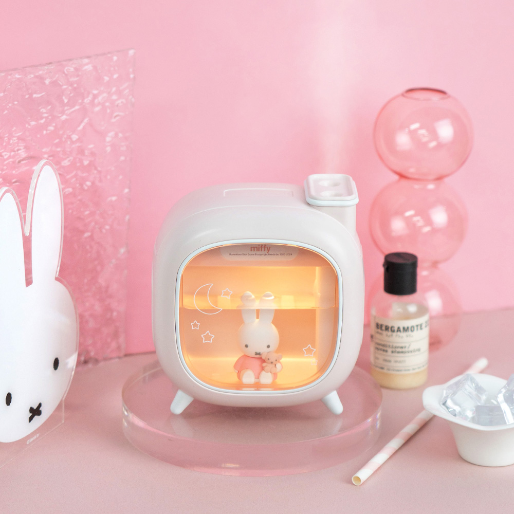 로이체 미피 듀얼 분사 저소음 LED 무드등 대용량 충전식 무선 가습기(Royche Miffy Wireless Humidifier with Dual Spray & LED Mood Light, Large Capacity Rechargeable) - 4