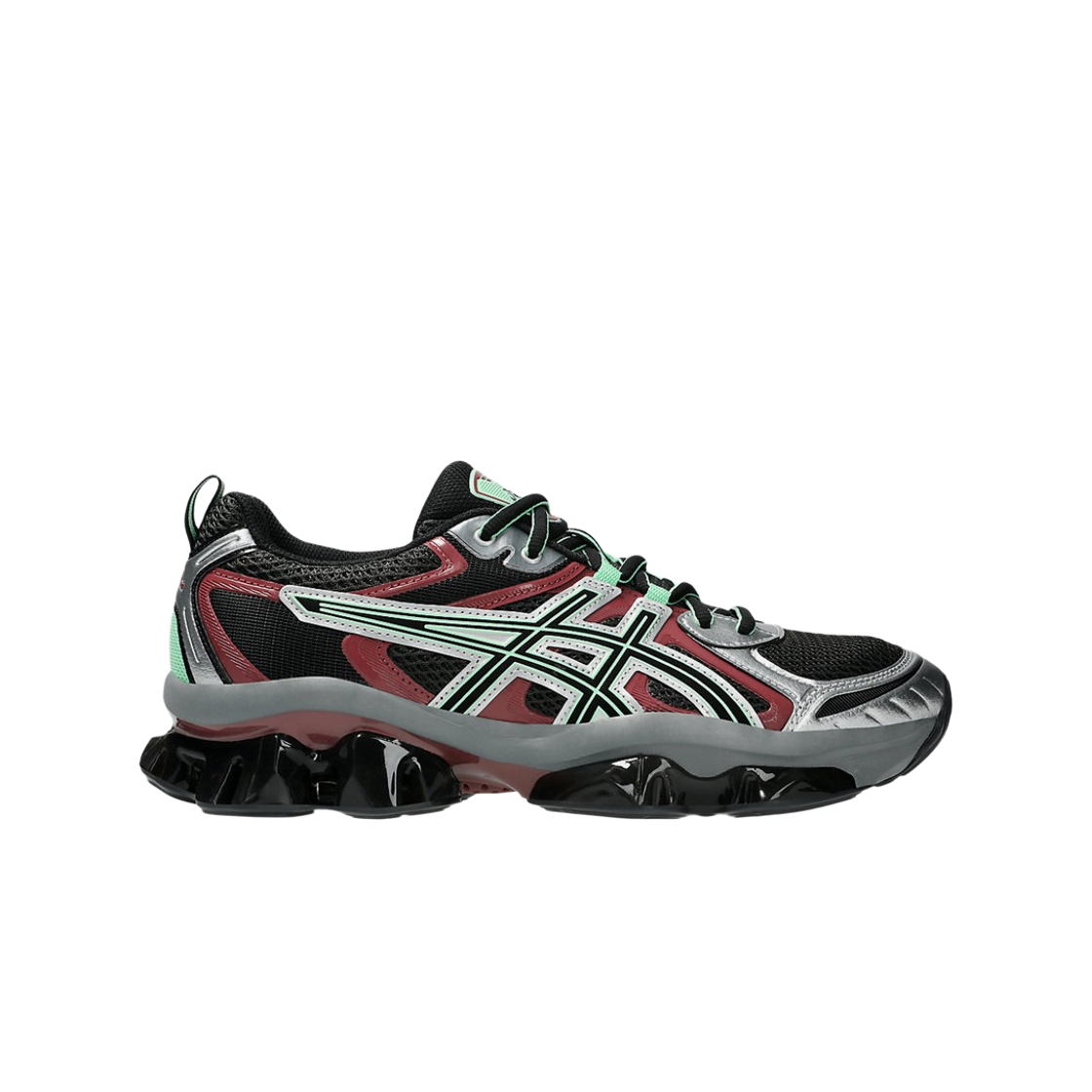 1203A270-027 Asics Gel-Quantum Kinetic Graphite Grey Brisket Red