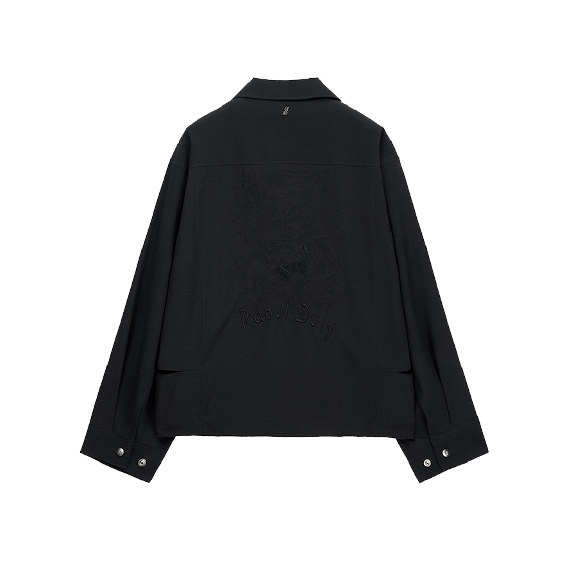 지오송지오 컬렉션 마드리갈 엠브로이드 점퍼 블랙 BI3JP303BK(ZIOSONGZIO COLLECTION Madrigaux Embroidered Jumper Black)