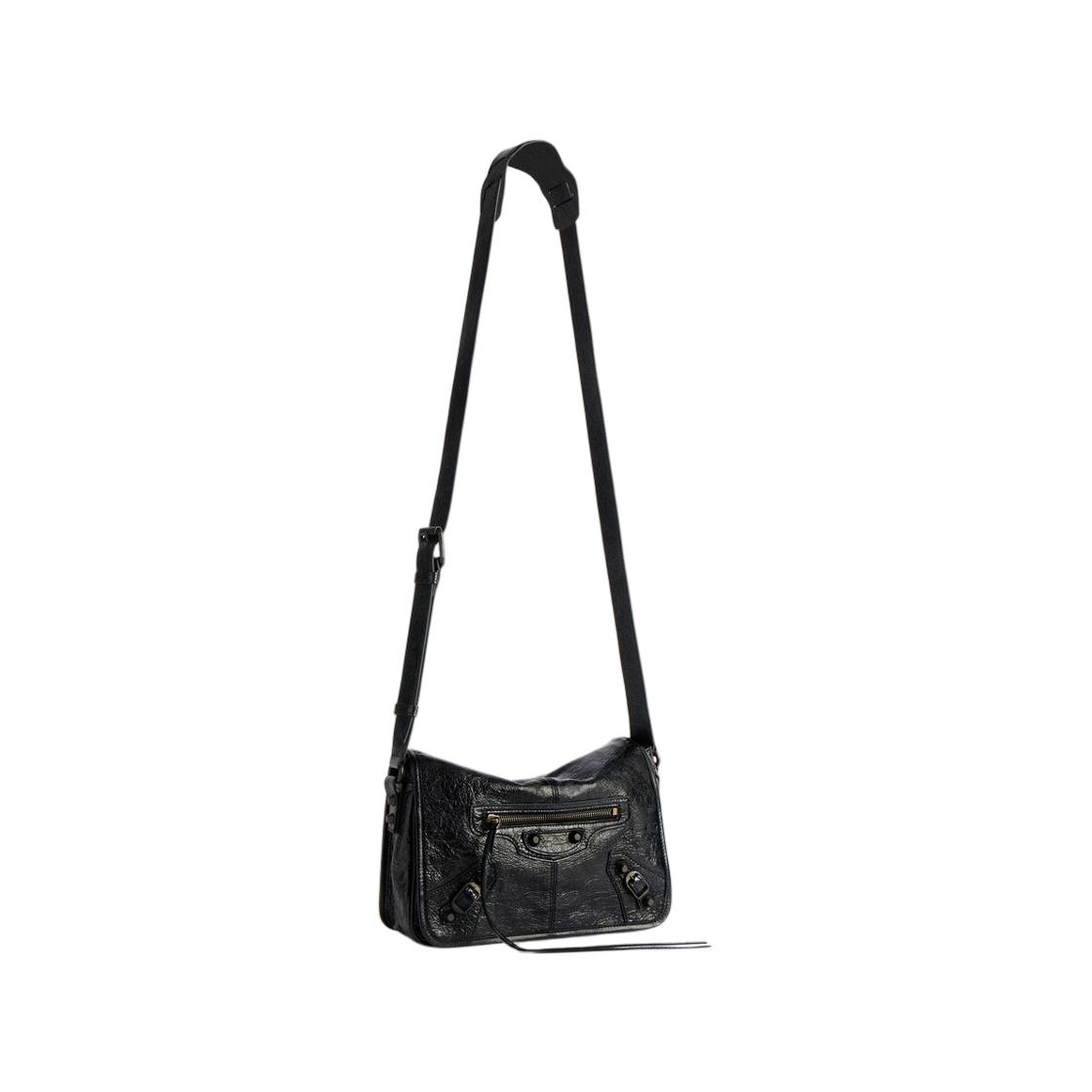 발렌시아가 르 시티 플랩 메신저 백 스몰 블랙(Balenciaga Le City Flap Messenger Bag Small Black) - 2