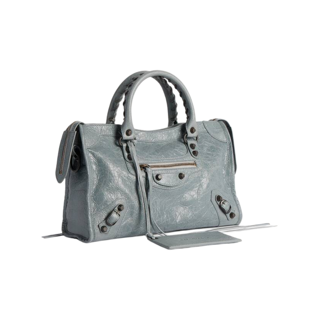 발렌시아가 르 시티 백 스몰 블루 그레이(Balenciaga Le City Bag Small Blue Grey) - 2
