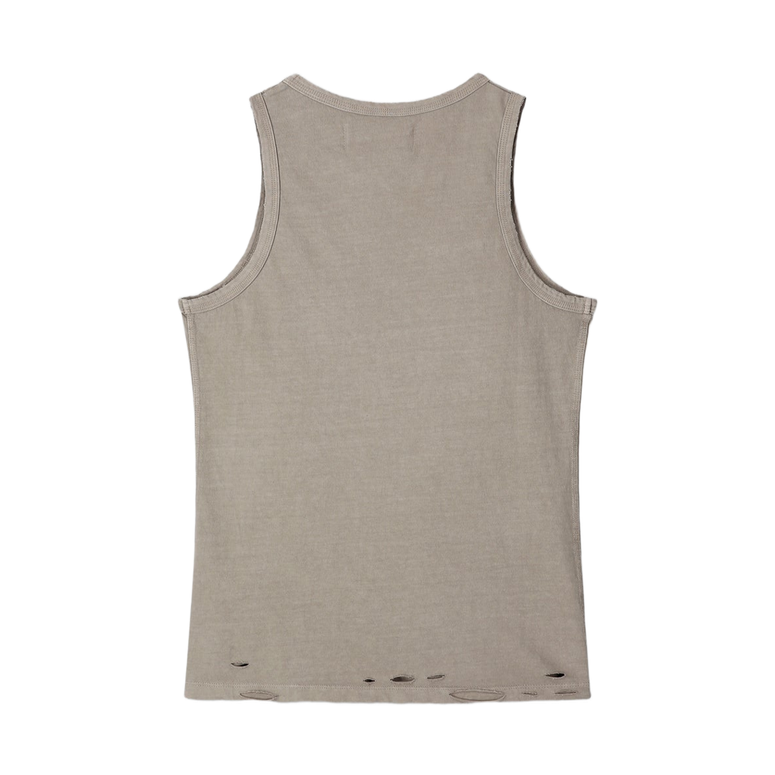 (W) 토니웩 핸드 디스트레스드 레귤러 탱크탑 페일 올리브((W) Tonywack Hand Distressed Regural Tank Top Pale Olive) - 2