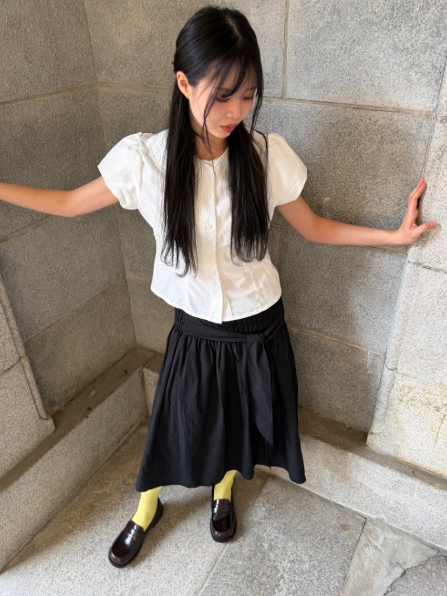 Haruta HS-4900 Oiko Loafer Jamaica 착용 스타일 - 3