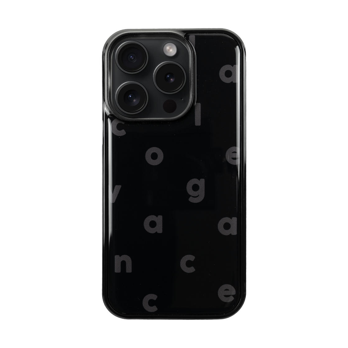 p53 COLLAGEVACANCE Logo Alphabet Color Epoxy Case Black