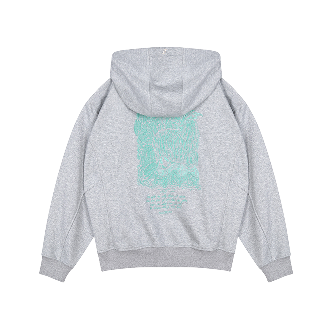 BI2TS202GY ZIOSONGZIO COLLECTION Bestiary Hood Zip Up Grey