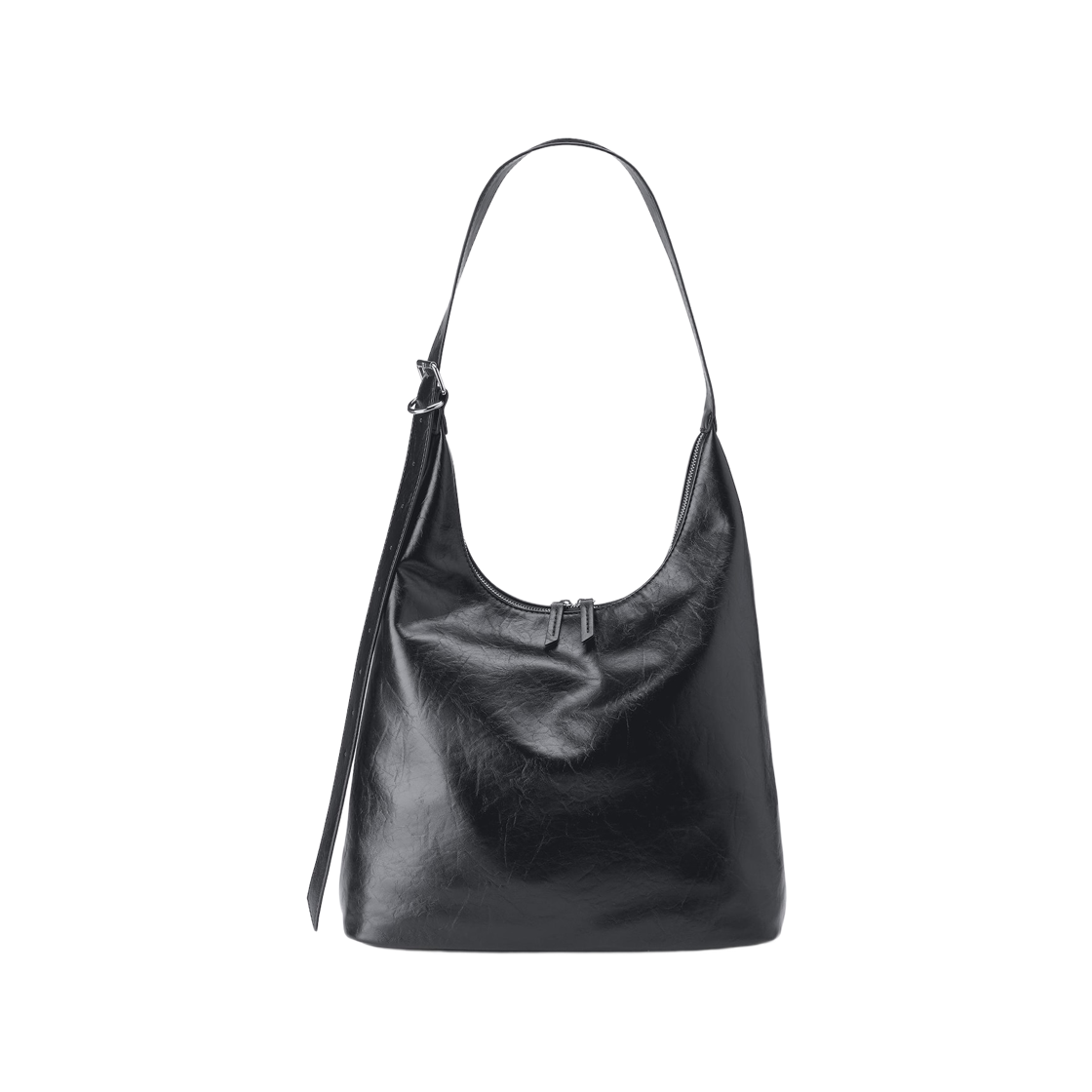 GU 투웨이 롱 벨트 백 블랙(GU 2-Way Long Belt Bag Black)