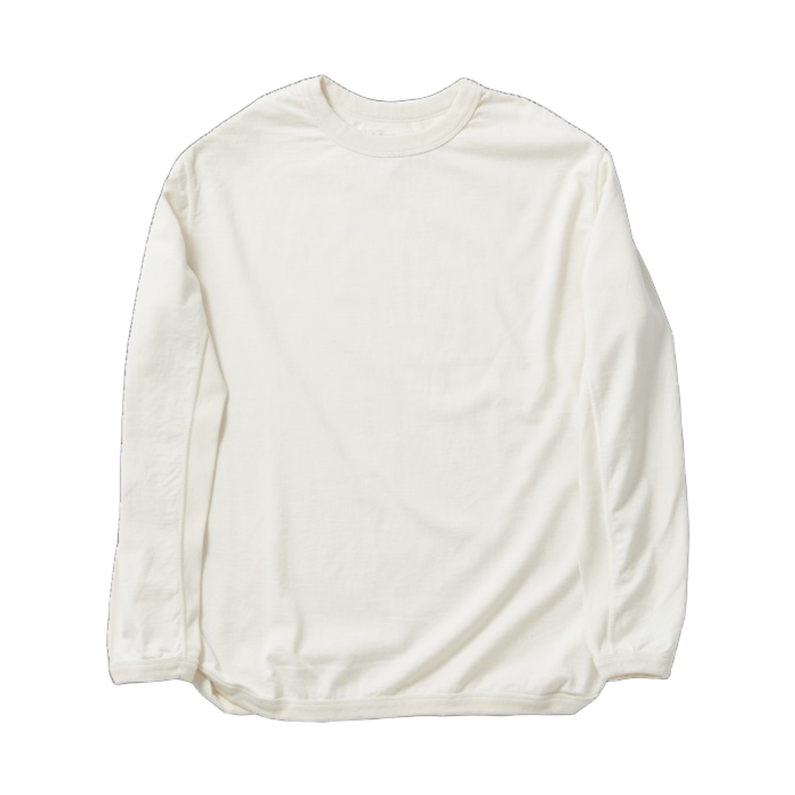 풀카운트 5222L-20A 플랫 심 헤비웨이트 롱슬리브 티셔츠 화이트(Fullcount 5222L-20A Flat Seam Heavyweight Long Sleeve T-Shirt White)