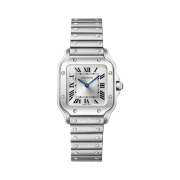 Cartier Santos De Cartier Watch Steel Calfskin