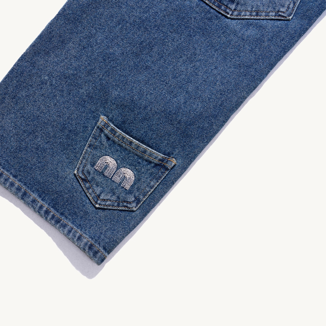 낫뉴 멀티 포켓 데님 워시드 블루(Not New Multi Pocket Denim Washed Blue) - 5
