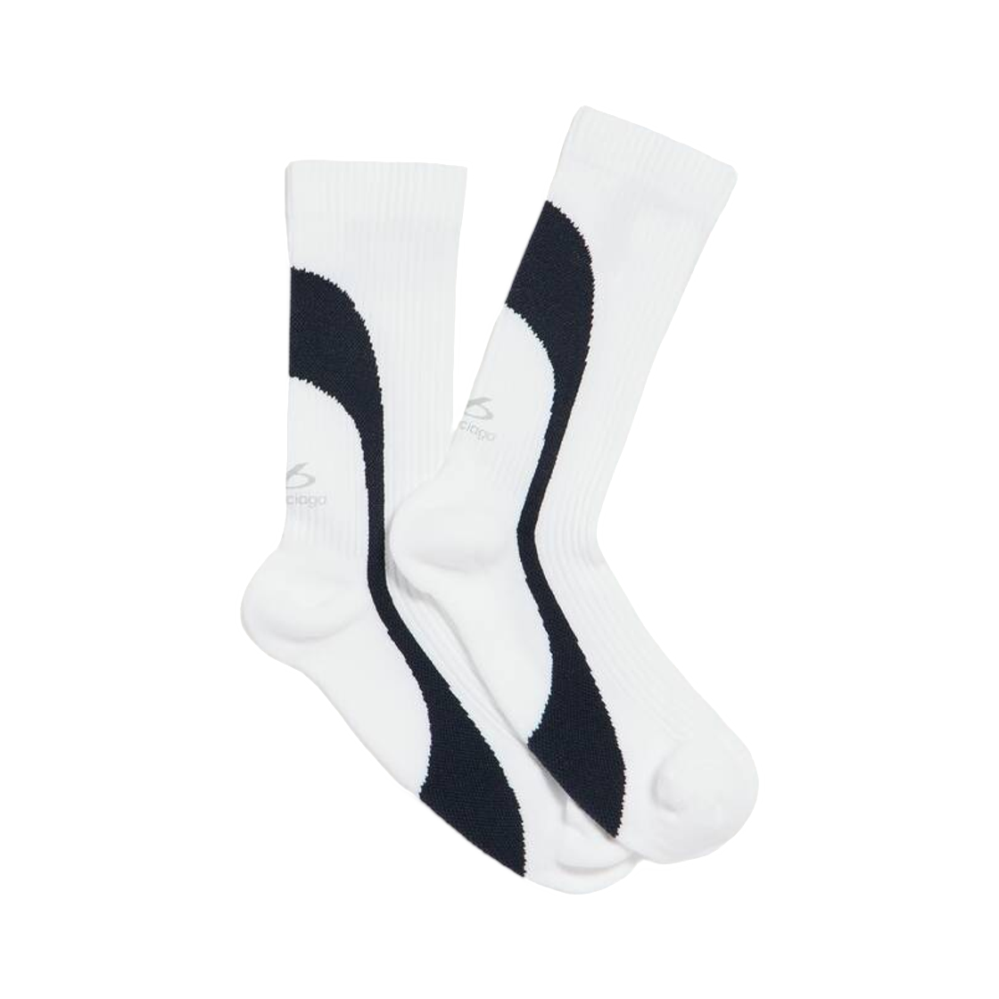발렌시아가 테크웨어 테크니컬 삭스 화이트 네이비(Balenciaga Techwear Technical Socks White Navy) - 2