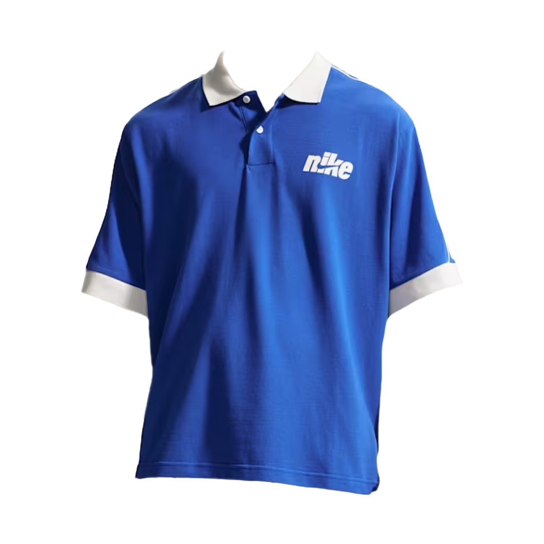 IF0724-480 Nike NSW Club Oversized Short Sleeve Polo Game Royal Sail - Asia
