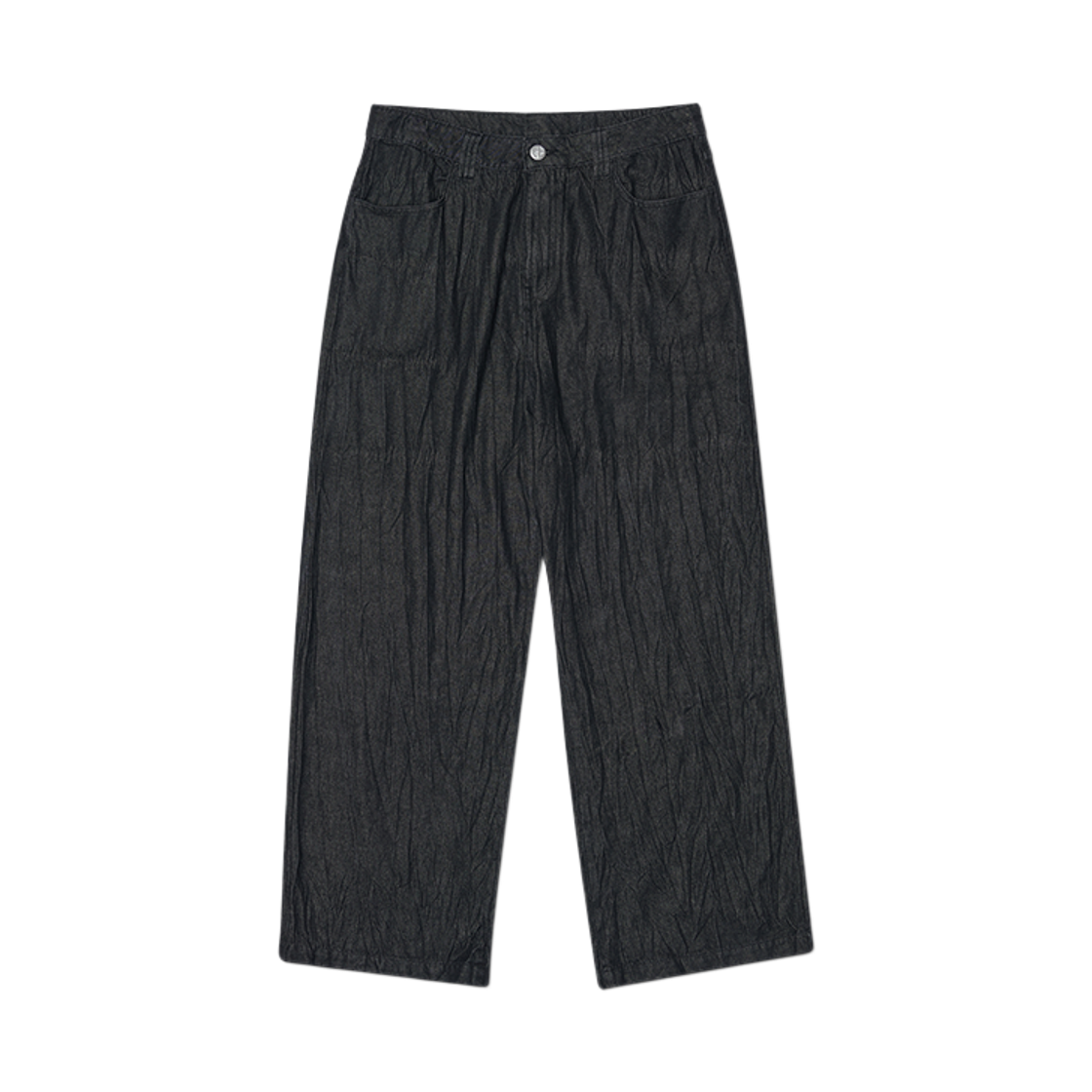 NMSS62DP02WBK NOMANUAL S.W Wide Denim Pants Washed Black