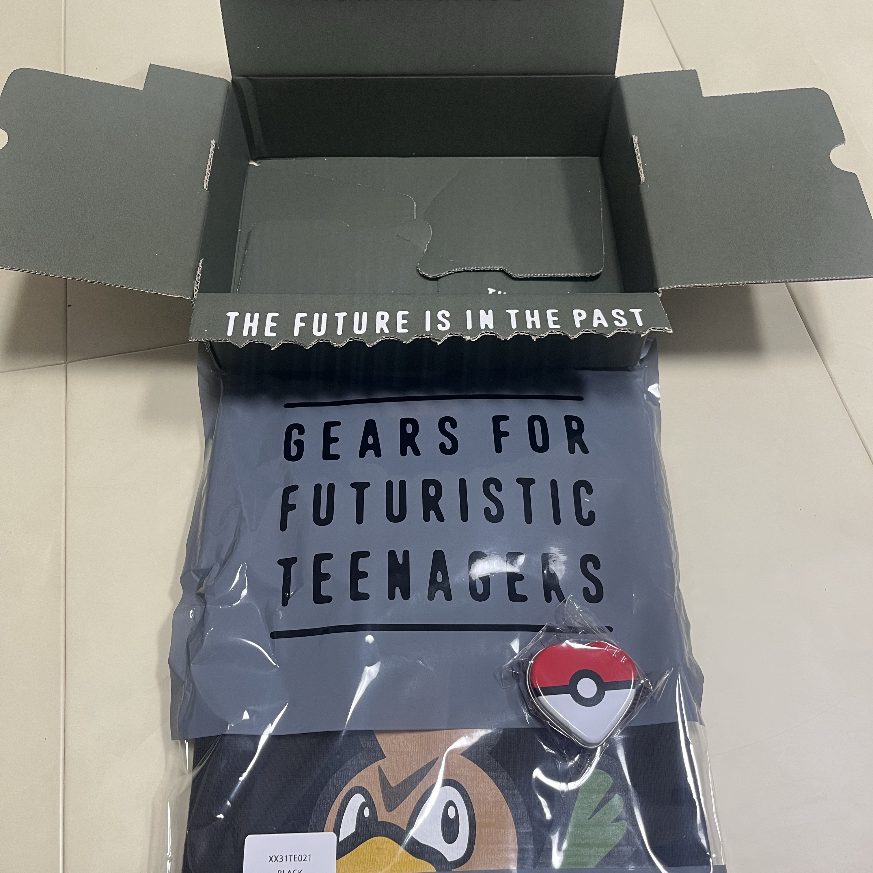 Human Made x Pokemon Made Graphic T-Shirt #2 Black 착용 스타일