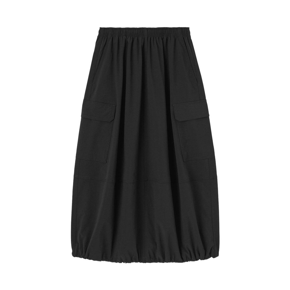 359835-09 (W) GU Tech Cargo Skirt Black
