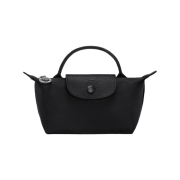 Longchamp Le Pliage One Canvas Pouch Black