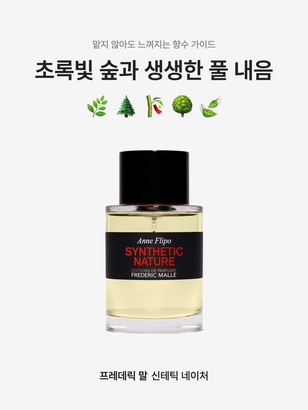 Frederic Malle Synthetic Nature 50ml, Frederic Malle Synthetic Nature 100ml 착용 스타일 - 1