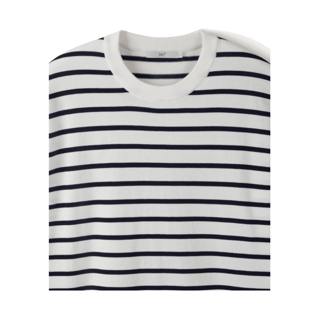 24/7 수피마 코튼 스트라이프 하프 니트 화이트(24/7 Series Supima Cotton Stripe H/Knit White) - 3