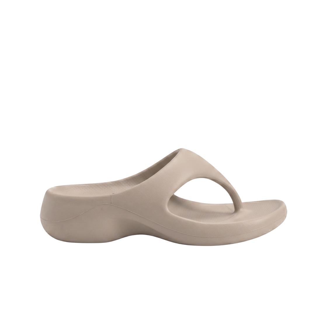 (W) GU 컴피 통 샌들 베이지((W) GU Comfy Thong Sandals Beige)