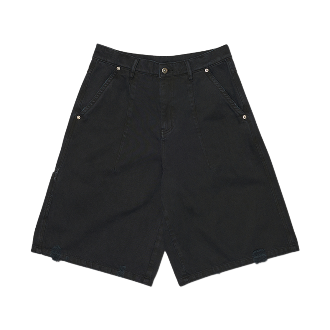 NMSS62SP07BLK NOMANUAL Cinch Back Bermuda Shorts Black