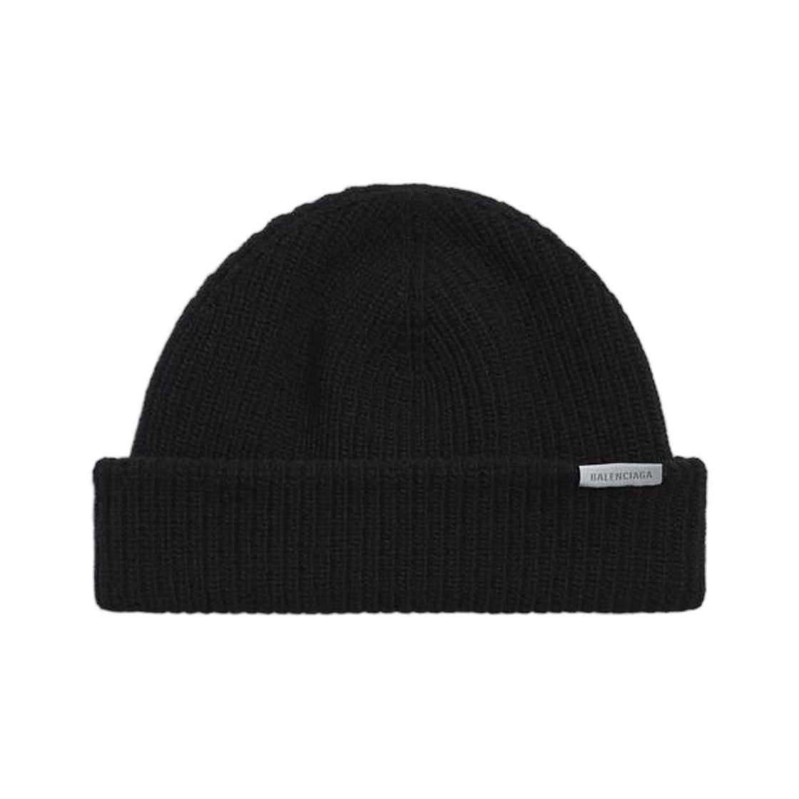 A001NH4G6B01000 Balenciaga Wool Beanie Black