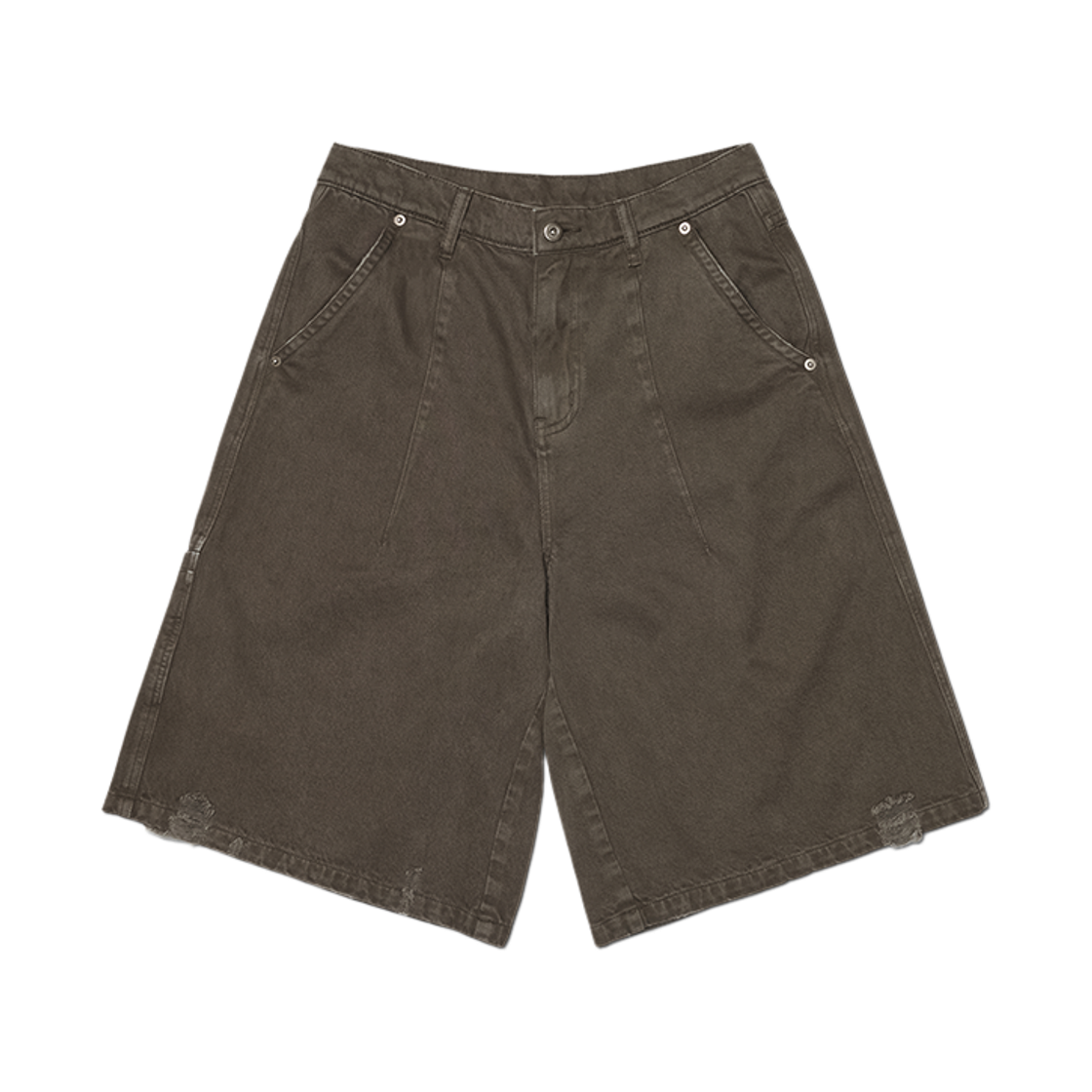 NMSS62SP07STN NOMANUAL Cinch Back Bermuda Shorts Stone