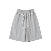 [KREAM 단독][니티드X림박스] Knitted Outstring Wide Training Pants Melange Grey