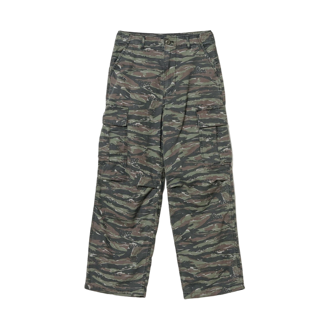 (W) 빔즈 보이 립스탑 밀리터리 팬츠 차콜 그레이((W) Beams Boy Ripstop Military Pants Charcoal Grey)