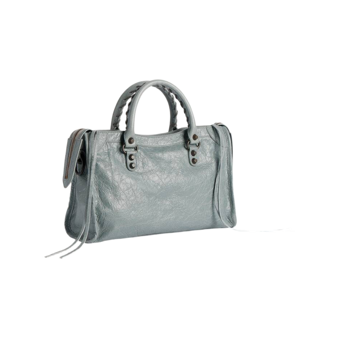 발렌시아가 르 시티 백 스몰 블루 그레이(Balenciaga Le City Bag Small Blue Grey) - 3